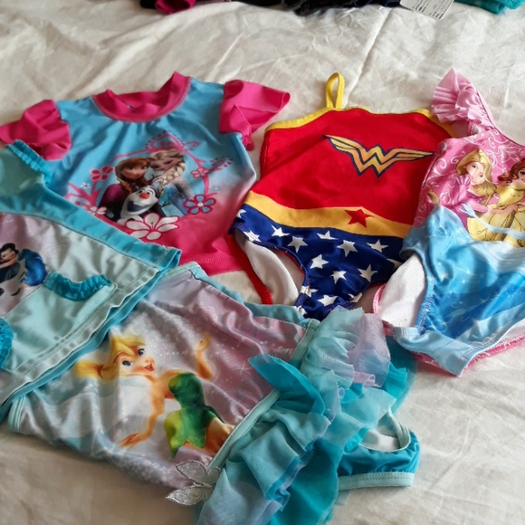 Disney Other - 🍒2/$14🍒 Girl's 4T Swimsuit Bundle